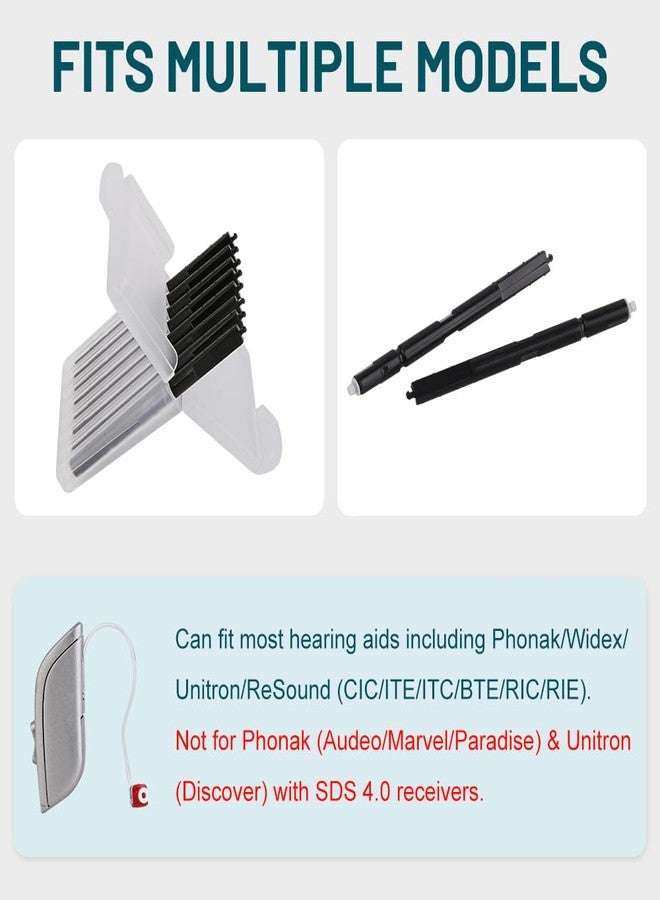 Inspack Hearing Aid Filters for Phonak, Hear Clear Wax Guards (1.2mm), Wax Filters Compatible with Phonak, Widex, Resound, Unitron, Hearing Aids Accessories and Supplies, Transparent (4-Pack/32 Filters) - Image 4